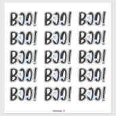 Boo. Halloween Iridescent Ghost Set van 15 Sticker (Vel)