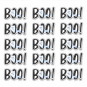 Boo. Halloween Iridescent Ghost Set van 15 Sticker (Voorkant)