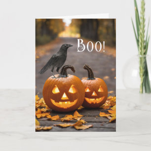 Boo Halloween Jack o' Lanterns en Raven Kaart