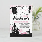 BOO Halloween Kaart (Staand voorkant)