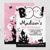 BOO Halloween Kaart (Voorkant / Achterkant)