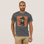 Boo Halloween Kat T-shirt (Voorkant volledig)