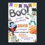 Boo Halloween Kids Birthday Party Spooky Costume Kaart<br><div class="desc">Boo Halloween Kids Birthday Party Spooky Costume</div>
