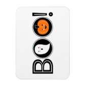 Boo. Halloween Magnet Magneet (Verticaal)