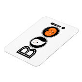 Boo. Halloween Magnet Magneet (Linkerzijde)