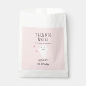 Boo Halloween Meisje Verjaardagsfeest Bedankzakje (Voorkant)