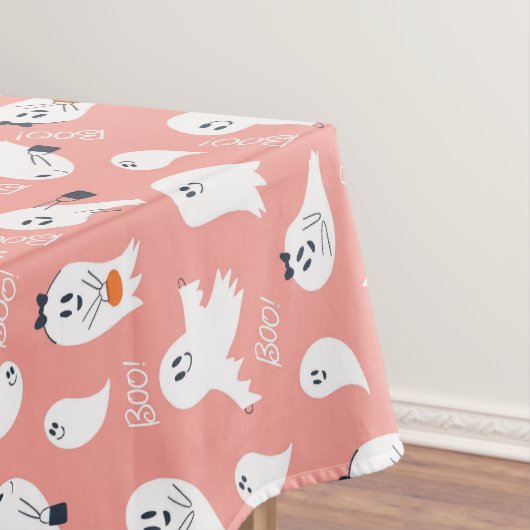 Boo Halloween Moppige Geesten Tafelkleed (Voorbeeld)