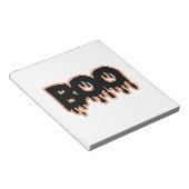BOO Halloween Notitieblok (Schuin)