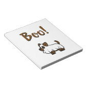 Boo Halloween Notitieblok (Schuin)
