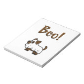 Boo Halloween Notitieblok (Linkerzijde)
