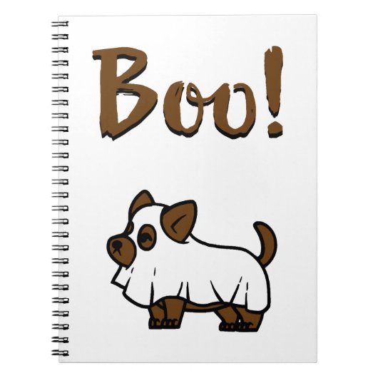 Boo Halloween Notitieboek (Voorkant)