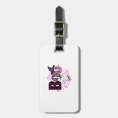 Boo Halloween Oktober Roze Bagagelabel (Voorkant verticaal)