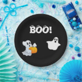 Boo Halloween Papieren Bordje (Feest)
