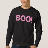 Boo Halloween Pink Trui (Voorkant)
