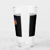 Boo Halloween Pompoen Gezichten Spin Glas (Links)