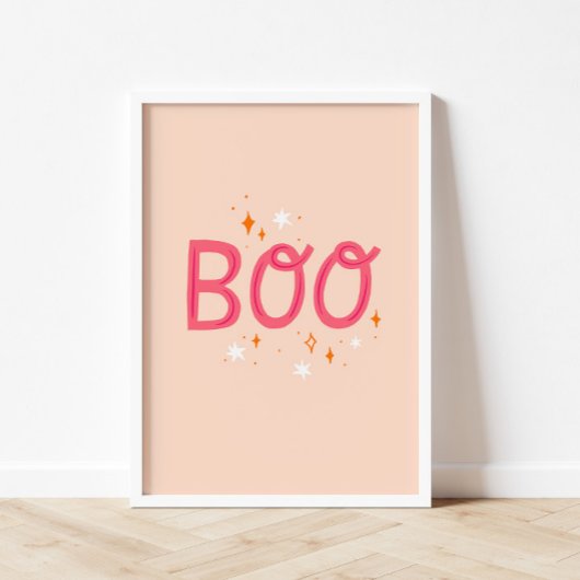 Boo Halloween Poster