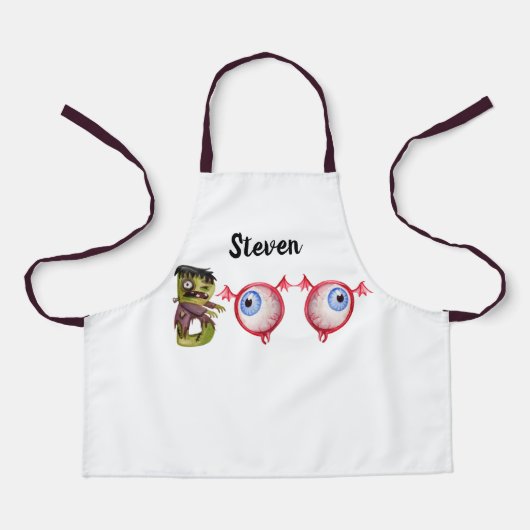 BOO! Halloween schort voor kinderen (Voorkant)