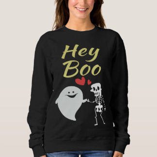 Boo Halloween Skeleton Kids Youth Boys Girls Cute Trui