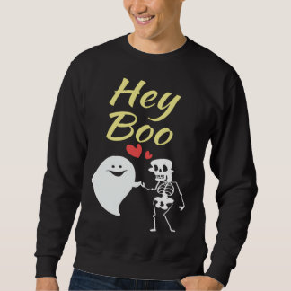Boo Halloween Skeleton Kids Youth Boys Girls Cute Trui