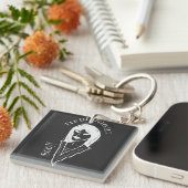 Boo !! Halloween Sleutelhanger (Voorkant Rechts)