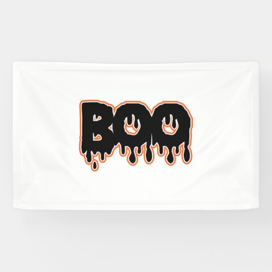 BOO Halloween Spandoek (Horizontaal)