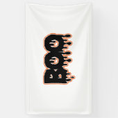 BOO Halloween Spandoek (Verticaal)