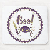 Boo. Halloween spinmes hand T-Shirt Muismat (Voorkant)