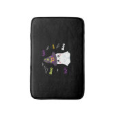 Boo halloween spookkostuum mannen vrouwen kinder badmat (Voorkant Verticaal)