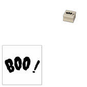 Boo. Halloween Spooky Season Rubberstempel (Gestempeld)