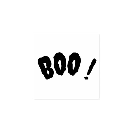 Boo. Halloween Spooky Season Rubberstempel (Afrduk)