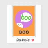 BOO Halloween Sticker (Vel)