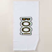 BOO Halloween Strandlaken (Voorkant)