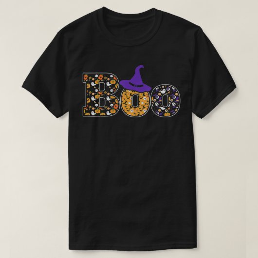Boo Halloween T-shirt (Design voorkant)