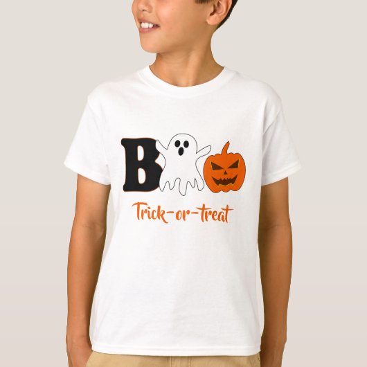 Boo Halloween T-Shirt (Voorkant)