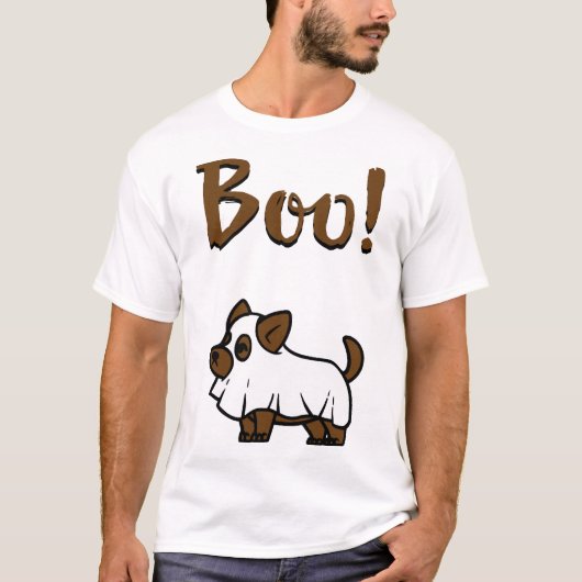 Boo Halloween T-shirt (Voorkant)