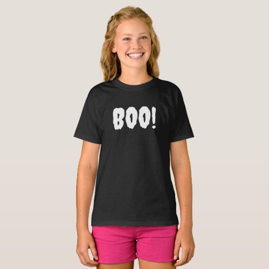 Boo Halloween T-shirt (Voorkant volledig)