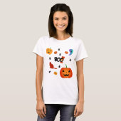 Boo Halloween T-shirt (Voorkant volledig)