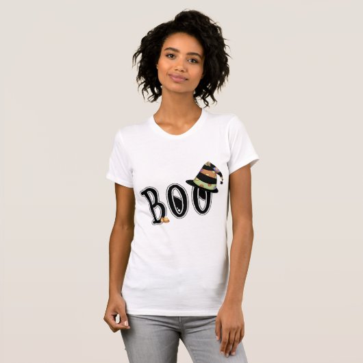 Boo Halloween T-Shirt (Voorkant volledig)