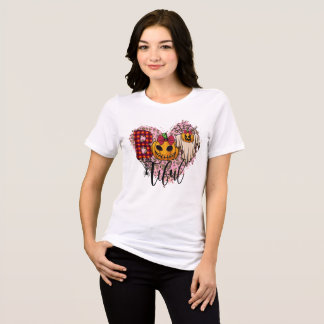 Boo Halloween T shirt met pompoen