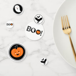 Boo. Halloween Table Confetti