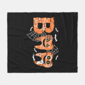 Boo Halloween Tand Tanden Fleece Deken (Voorkant (Horizontaal))