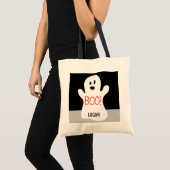 BOO Halloween Treat Bag Tote Bag (Voorkant (product))