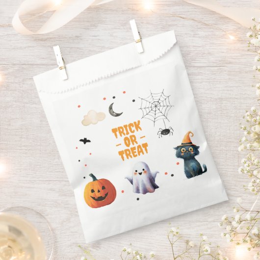 Boo Halloween Verjaardag Trick or treat Dank u Bedankzakje (Geknipt)