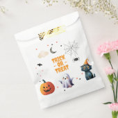Boo Halloween Verjaardag Trick or treat Dank u Bedankzakje (Gezegeld)