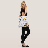 Boo Halloween Waterverf Trick or treat White Tote Bag (Op model)