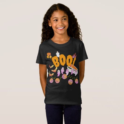 BOO HALLOWEN T-SHIRT (Voorkant volledig)