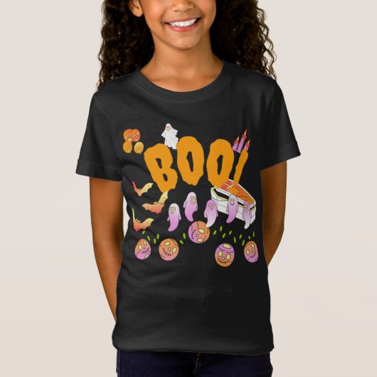 BOO HALLOWEN T-SHIRT (Voorkant)