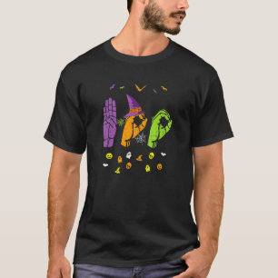 Boo handen Amerikaanse gebarentaal trots ASL Hallo T-shirt