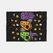 Boo Hands American Sign Language Pride Asl Brawe Fleece Deken (Voorkant (Horizontaal))