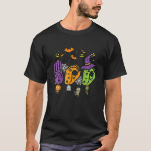 Boo Hands American Sign Language Pride Asl Brawe T-shirt
